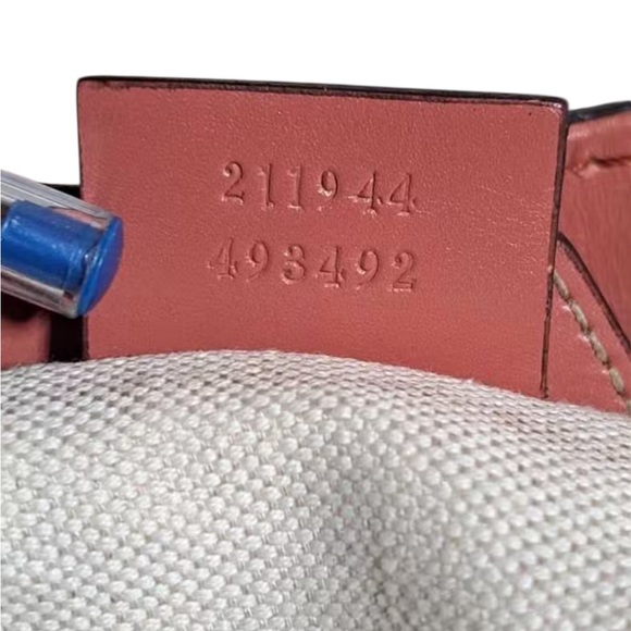 Gucci Beige and Pink Patterned Satchel - Picture 7 of 15